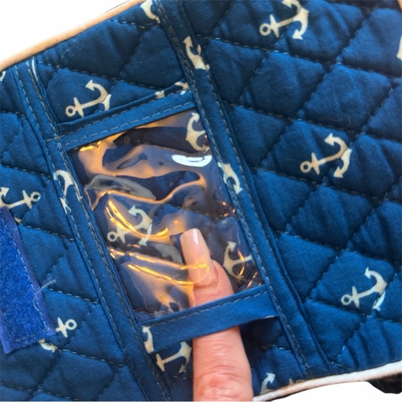 Charming Nautical Anchor Quilted Crossbody Bag by Darice - Picture 6 of 6